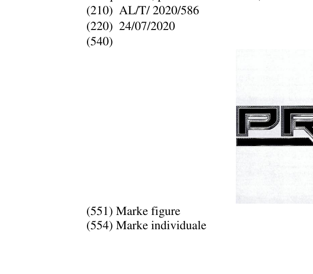 Zëri i markës PRT në buletin