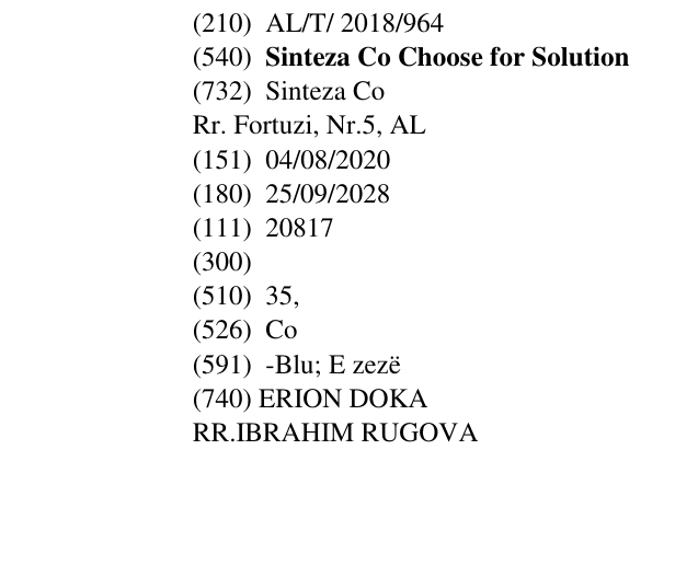 Zëri i markës Sinteza Co Choose for Solution në buletin
