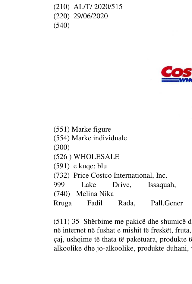 Zëri i markës WHOLESALE në buletin