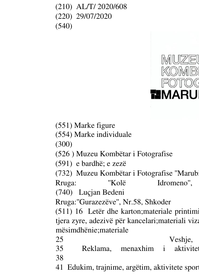 Zëri i markës Muzeu Kombëtar i Fotografise në buletin