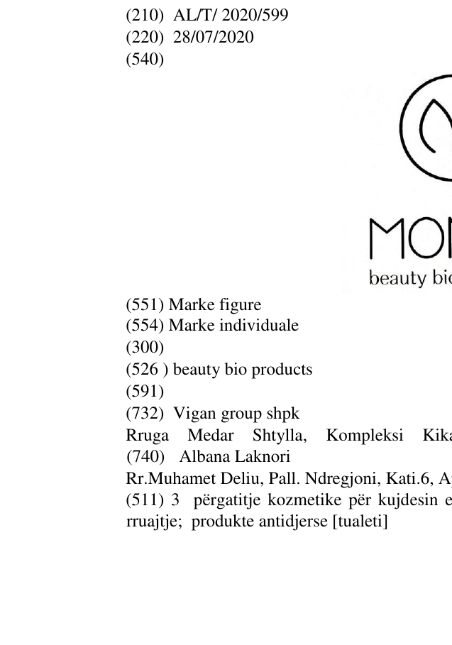 Zëri i markës beauty bio products në buletin