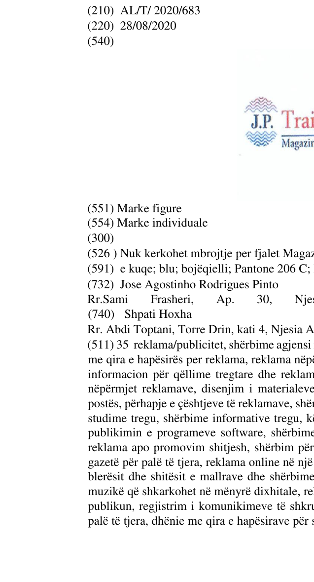 Zëri i markës Nuk kerkohet mbrojtje per fjalet Magazine dhe Hospitality.EU vecmas. në buletin