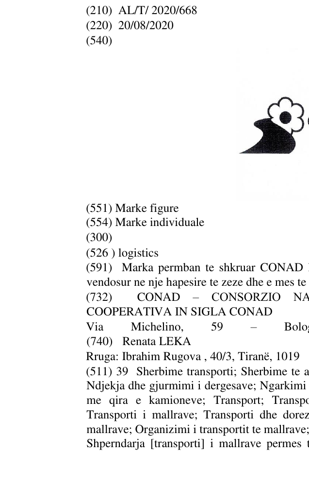 Zëri i markës logistics në buletin