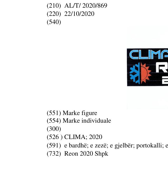 Zëri i markës CLIMA; 2020 në buletin
