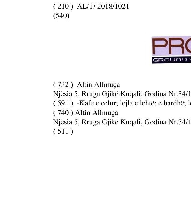 Zëri i markës Prona Ground Solution në buletin
