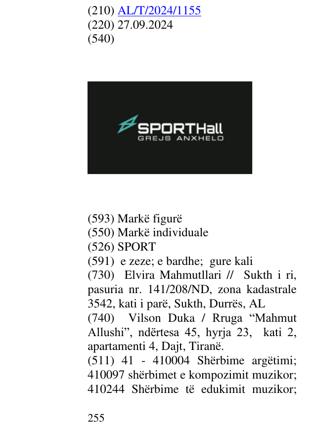 Zëri i markës SPORT në buletin
