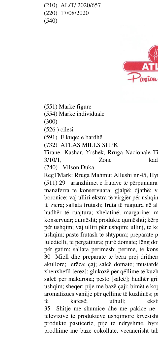 Zëri i markës cilesi në buletin