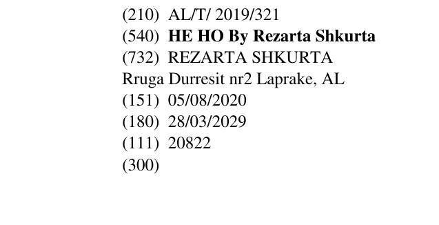 Zëri i markës HE HO By Rezarta Shkurta në buletin