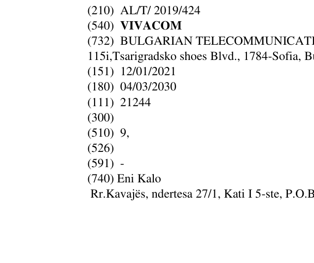Zëri i markës VIVACOM në buletin