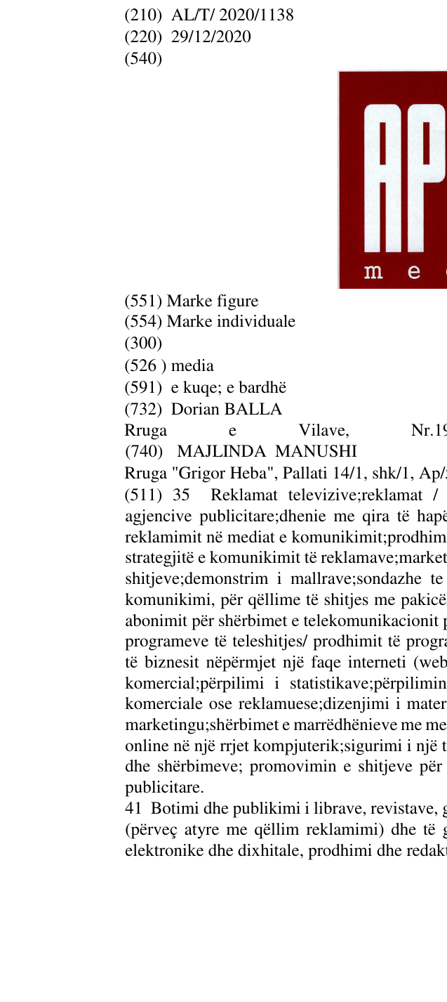 Zëri i markës media në buletin