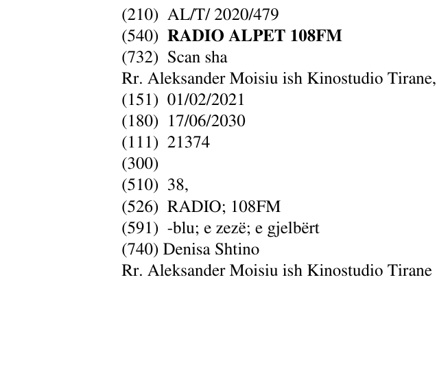 Zëri i markës RADIO ALPET 108FM në buletin