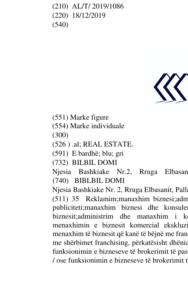 Zëri i markës .al; REAL ESTATE. në buletin
