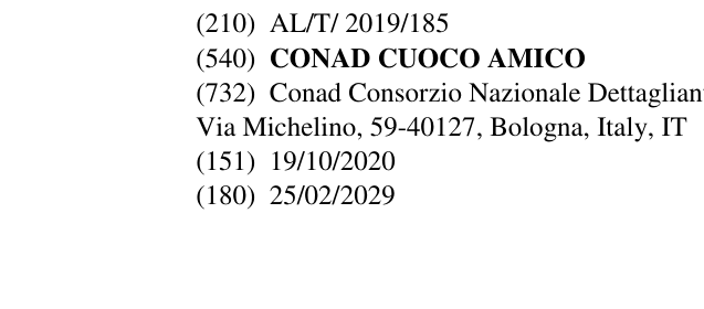Zëri i markës CONAD CUOCO AMICO në buletin