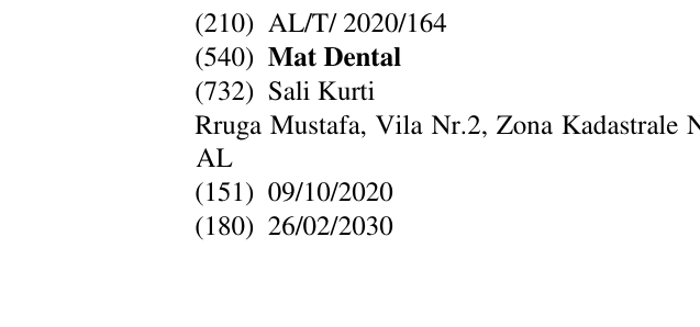 Zëri i markës Mat Dental në buletin
