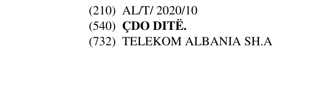 Zëri i markës ÇDO DITË. në buletin