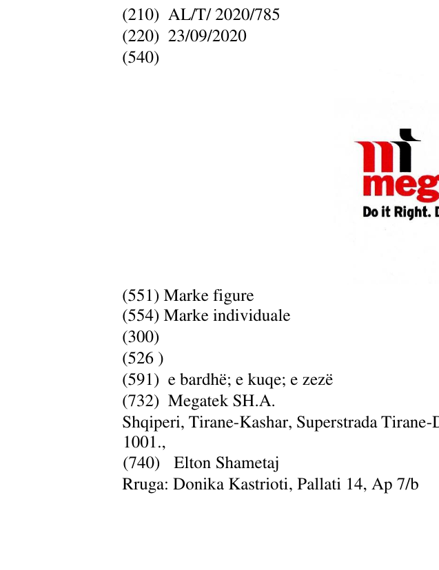 Zëri i markës megatek Do it Right. Do it Yourself. në buletin