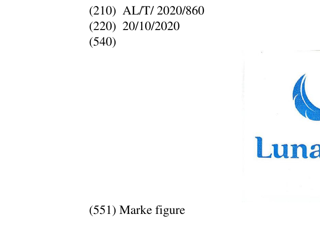 Zëri i markës Lunaflex në buletin