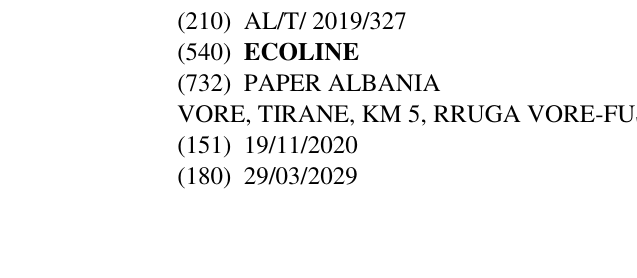 Zëri i markës ECOLINE në buletin