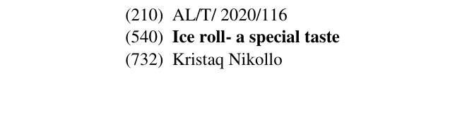 Zëri i markës Ice roll- a special taste në buletin