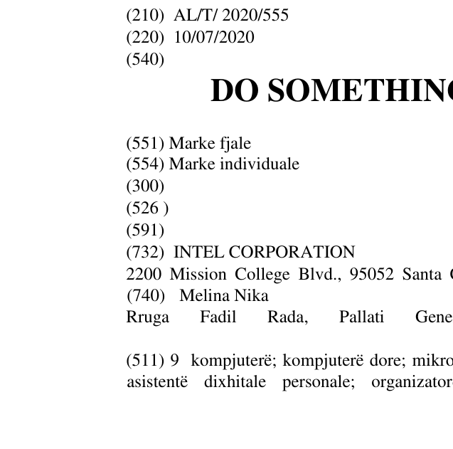 Zëri i markës DO SOMETHING WONDERFUL në buletin