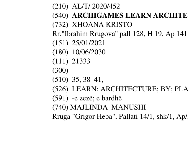 Zëri i markës ARCHIGAMES LEARN ARCHITECTURE BY PLAYING në buletin