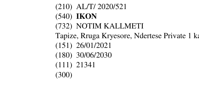 Zëri i markës IKON në buletin