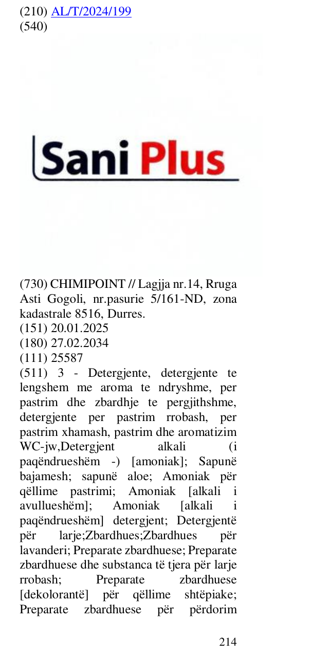 Zëri i markës PLUS në buletin