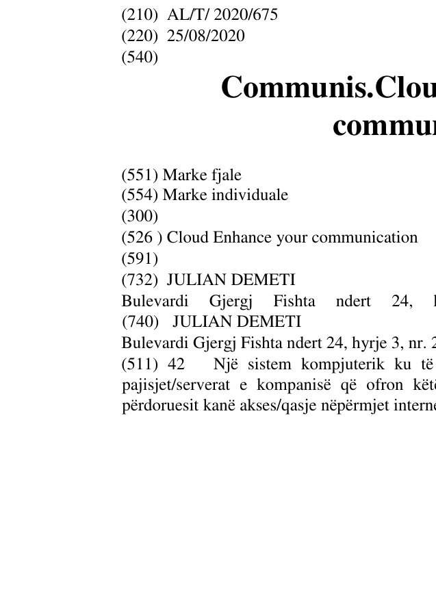 Zëri i markës Communis.Cloud Enhance your communication në buletin