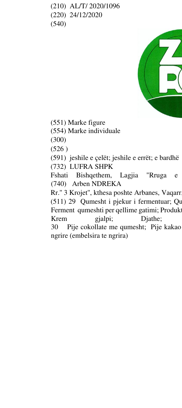 Zëri i markës ZERO në buletin