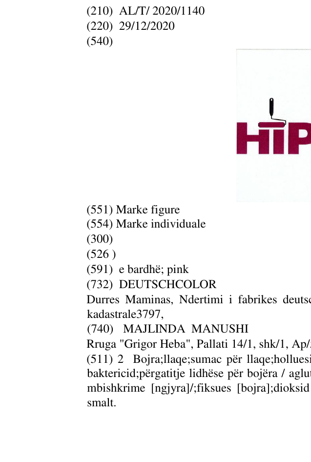 Zëri i markës HIPPO në buletin