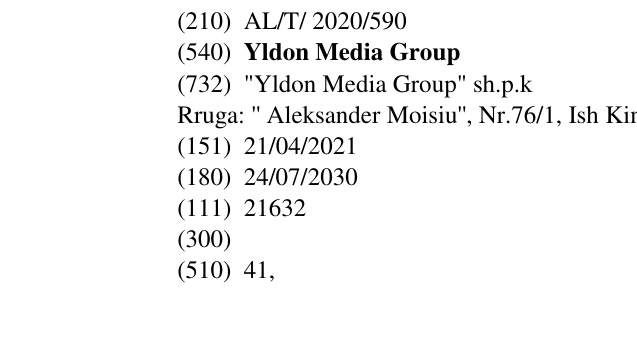 Zëri i markës Yldon Media Group në buletin