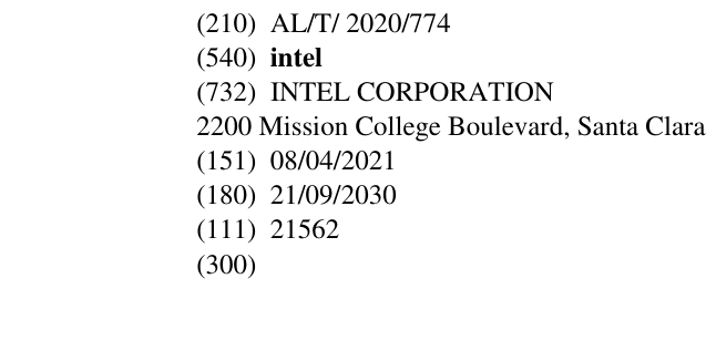 Zëri i markës intel në buletin