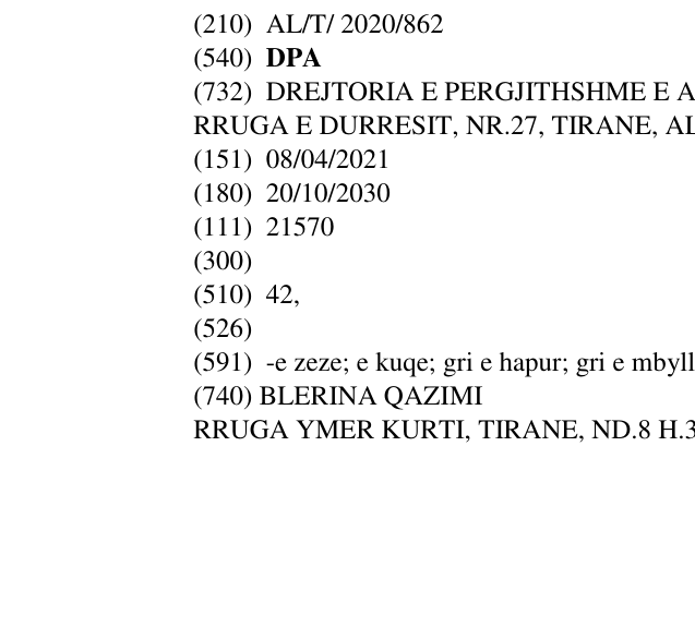 Zëri i markës DPA në buletin