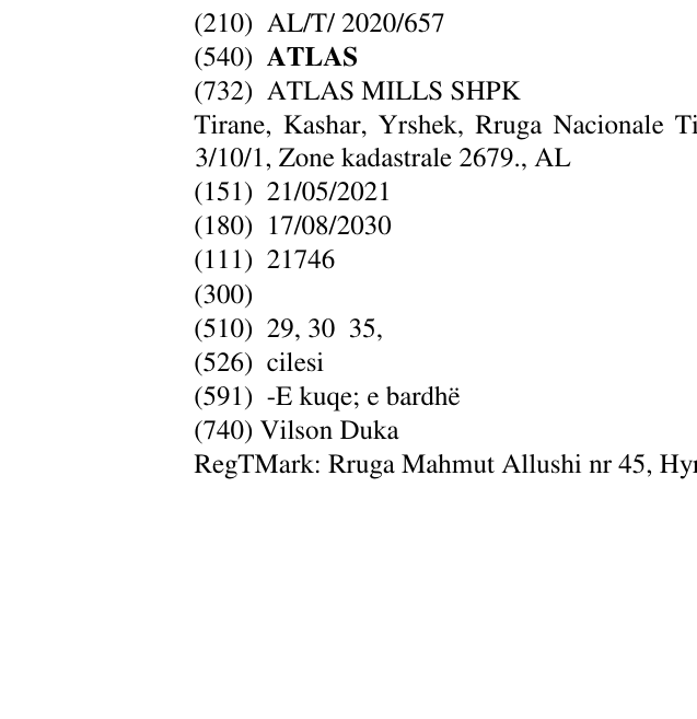 Zëri i markës ATLAS në buletin