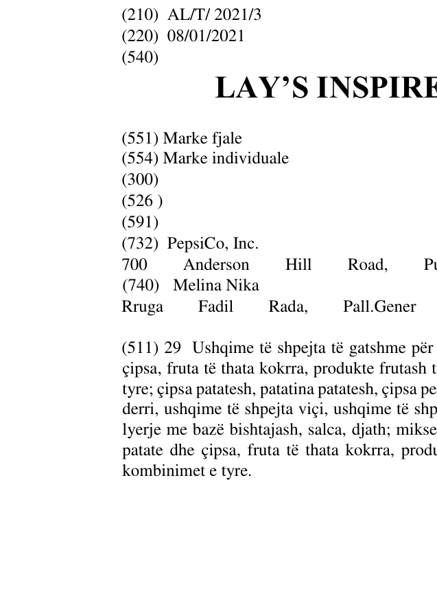 Zëri i markës LAY’S INSPIRED BY NATURE në buletin