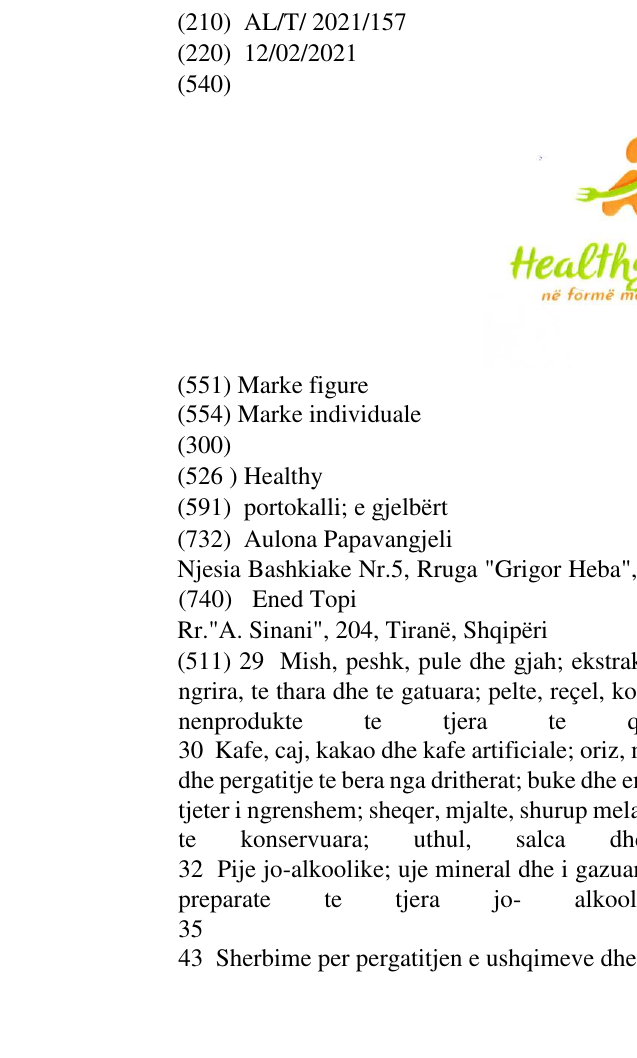 Zëri i markës Healthy në buletin