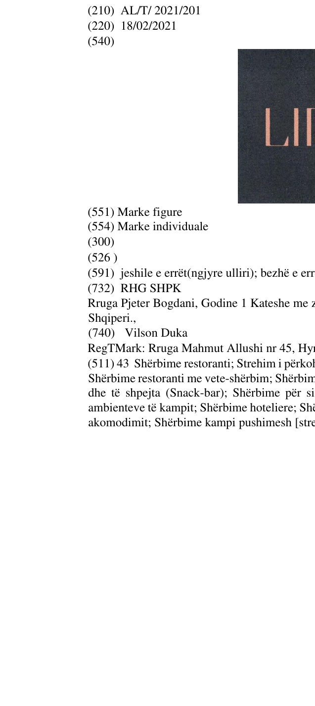 Zëri i markës LIFT në buletin
