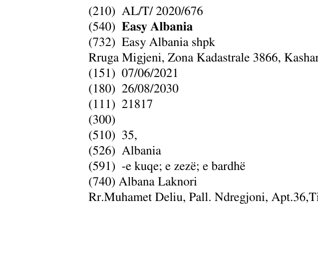 Zëri i markës Easy Albania në buletin