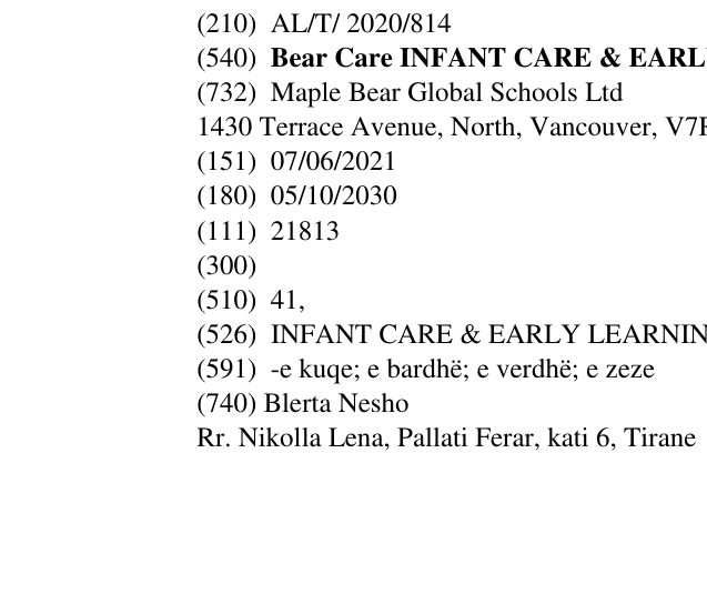 Zëri i markës Bear Care INFANT CARE & EARLY LEARNING në buletin