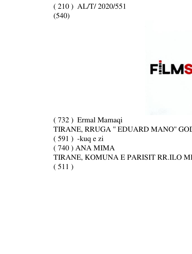 Zëri i markës FILMSHQIP.AL në buletin