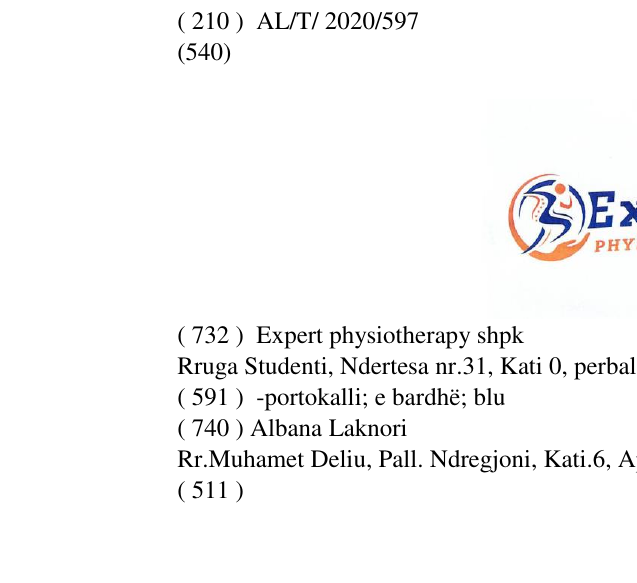 Zëri i markës expert physiotherapy në buletin