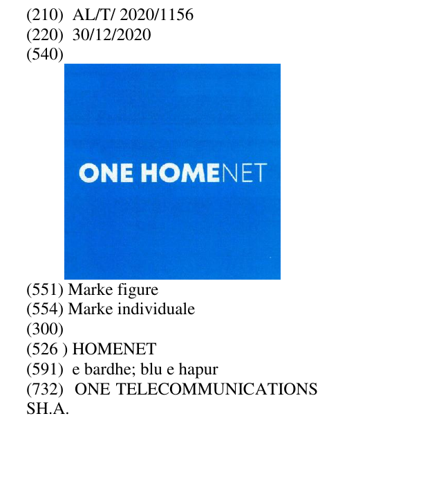 Zëri i markës HOMENET në buletin