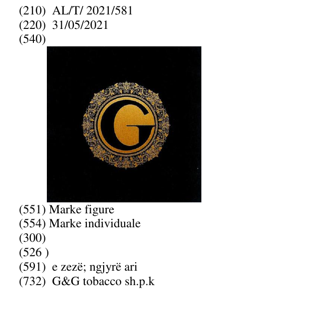 Zëri i markës G në buletin