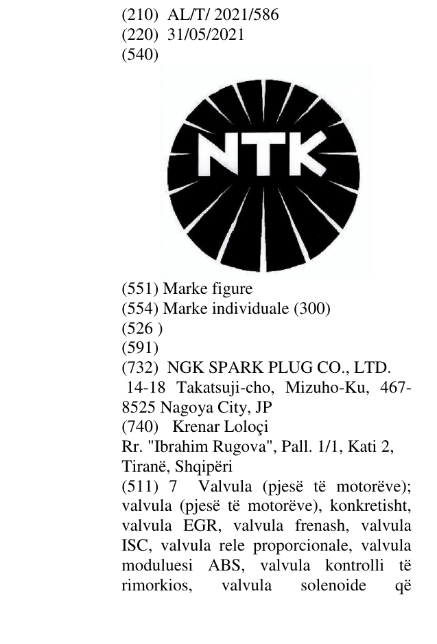 Zëri i markës NTK në buletin