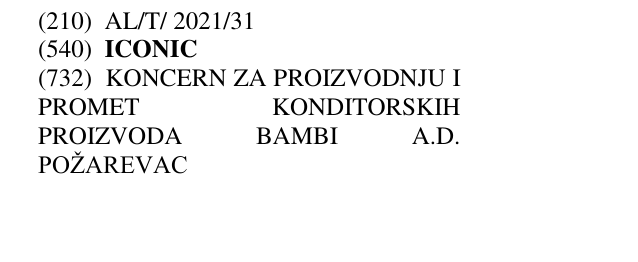 Zëri i markës ICONIC në buletin