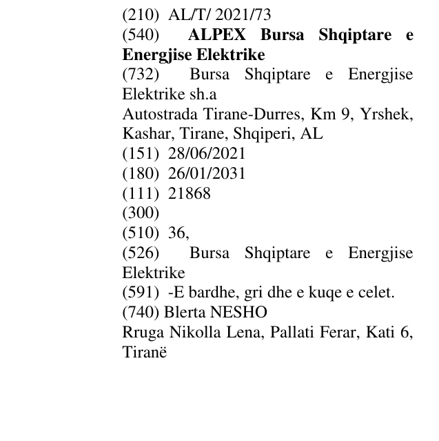 Zëri i markës ALPEX Bursa Shqiptare e Energjise Elektrike në buletin