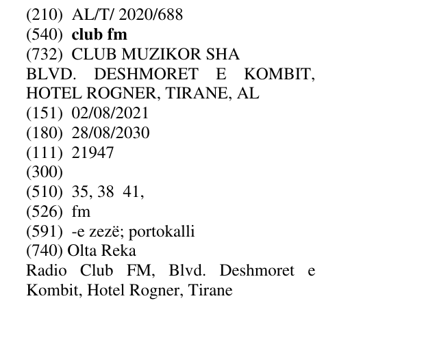 Zëri i markës club fm në buletin