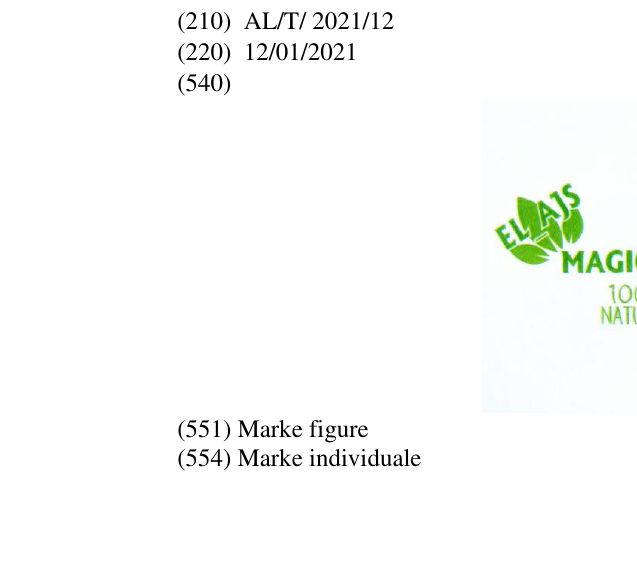 Zëri i markës MAGIC BIO; 100% NATURAL. në buletin