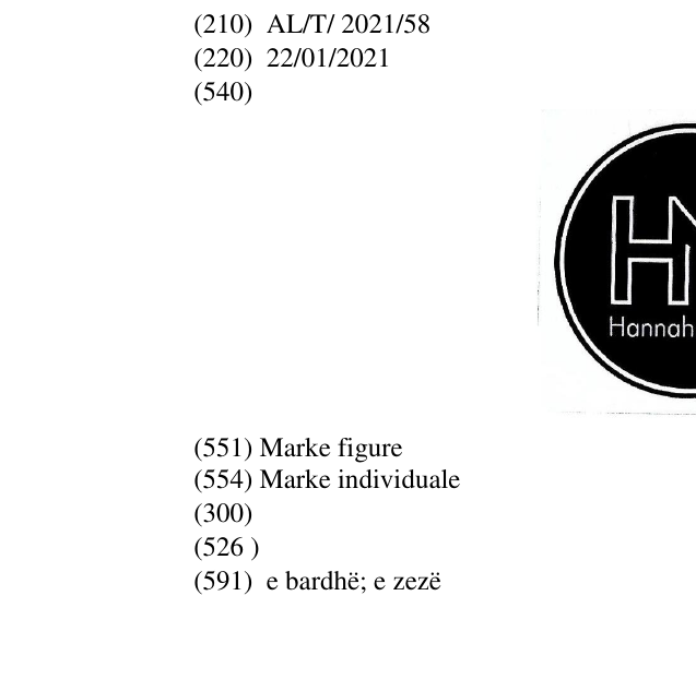 Zëri i markës HM Hannah Martin në buletin