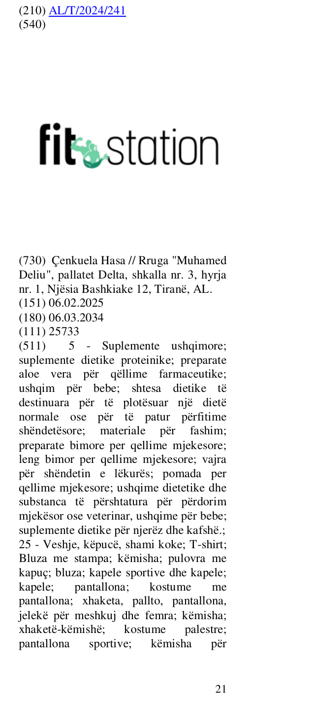 Zëri i markës fit në buletin